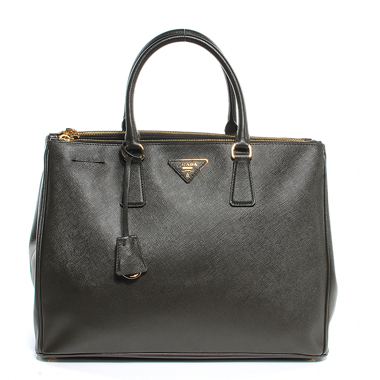 Prada Saffiano Lux Tote Militare 1 of 7