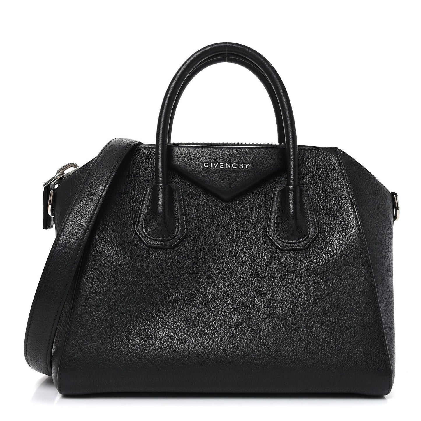 Sugar Goatskin Small Antigona Black