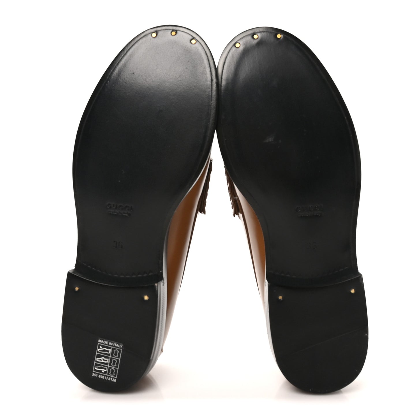 Millennial Ribot Womens GG Marmont Loafers 36 Luminous Wood 36 Luminous Wood
