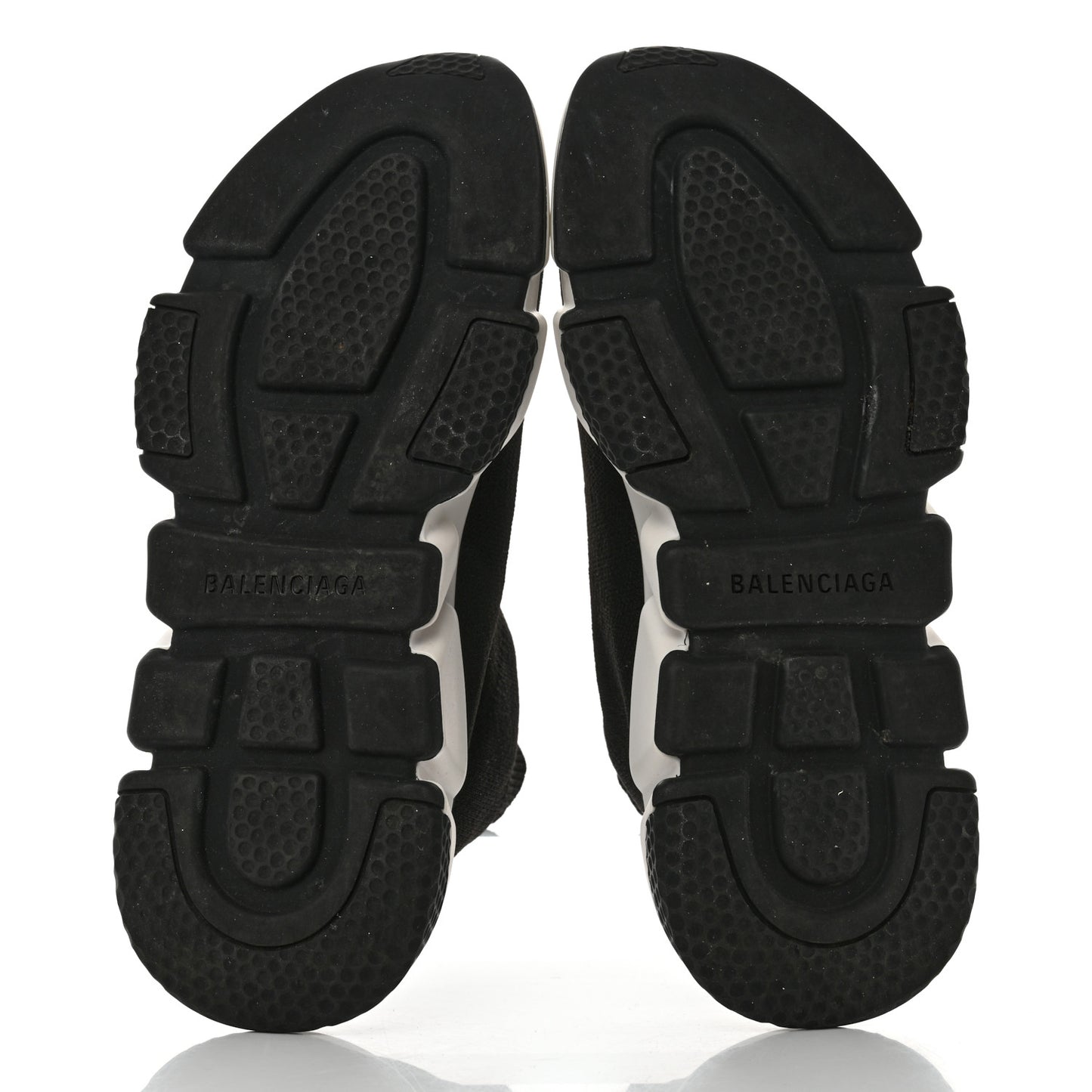 Neoprene Knit Womens Speed Sneakers 37 Black White