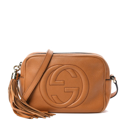 Gucci Pebbled Calfskin Small Soho Disco Bag Curcuma 1 of 14