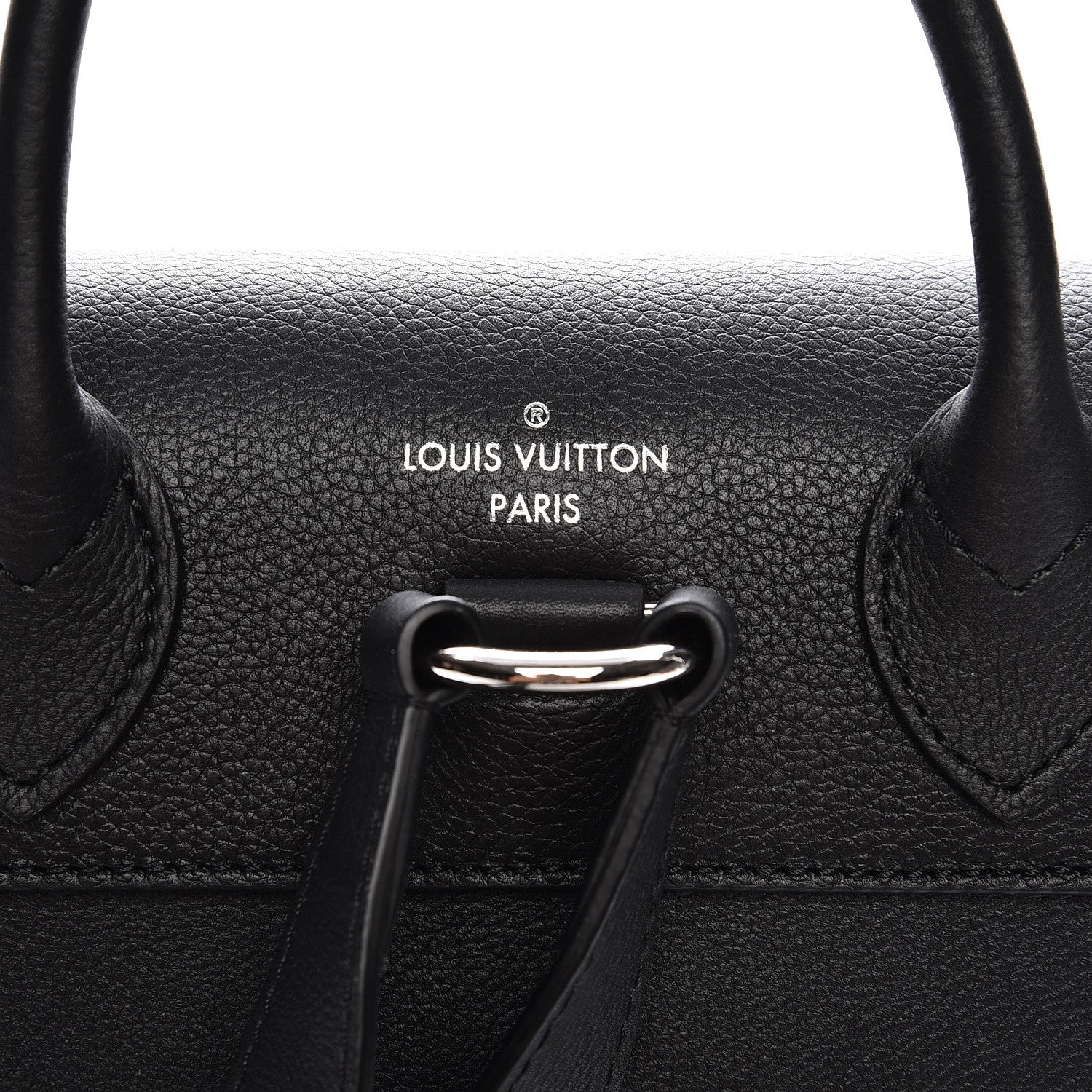 Louis Vuitton Calfskin Lockme Backpack Black 8 of 10