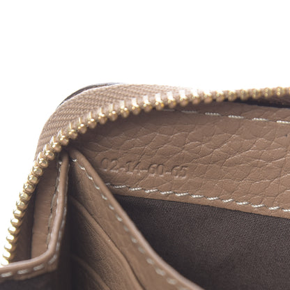 Chloe Grained Calfskin Marcie Long Zip Around Wallet Nut 8 of 9
