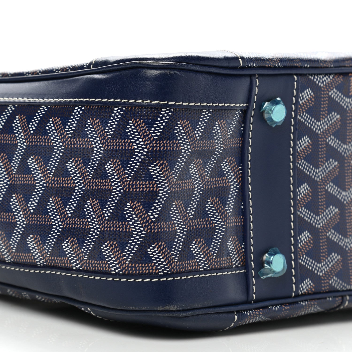 Goyard Goyardine Ambassade MM Briefcase Navy 8 of 11