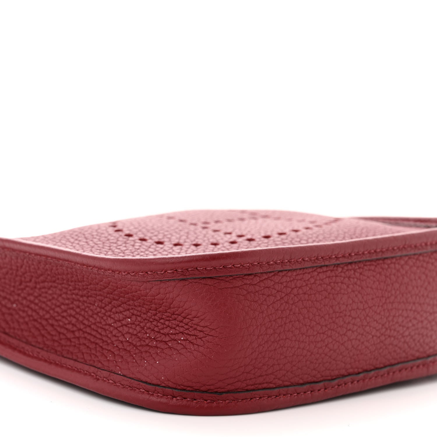 Hermes Taurillon Clemence Evelyne TPM Rouge Grenat 9 of 10