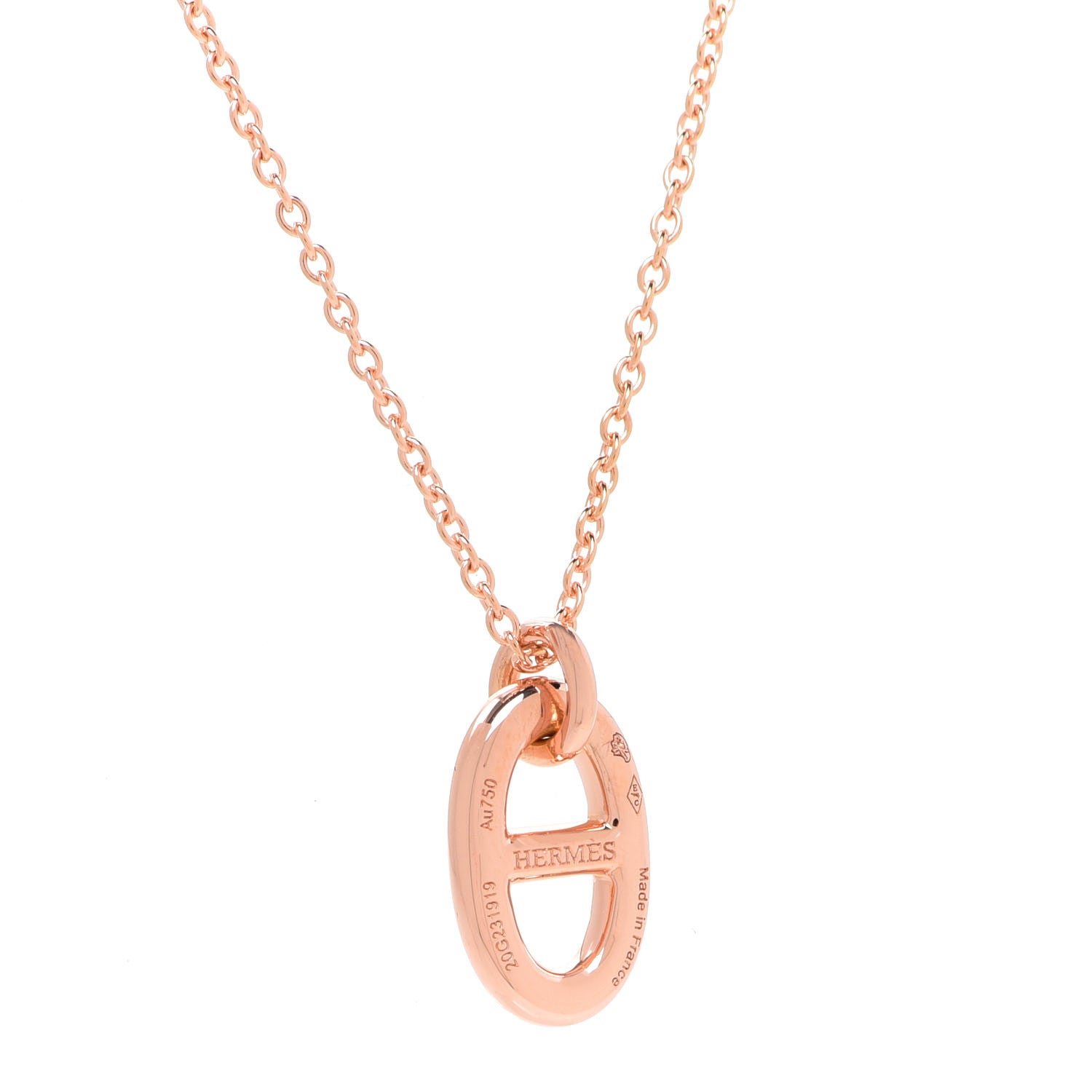 Hermes 18K Rose Gold PM Farandole Pendant Necklace 5 of 6