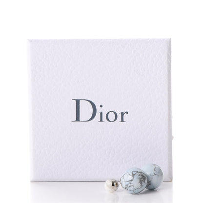 Christian Dior Palladium Mise En Dior Tribal Earrings White 6 of 6