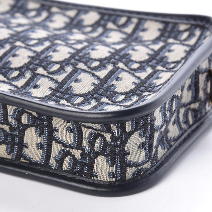 Christian Dior Oblique Diorquake Clutch Blue 8 of 8