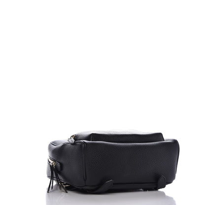 Gucci Pebbled Calfskin Soho Chain Backpack Black 4 of 8