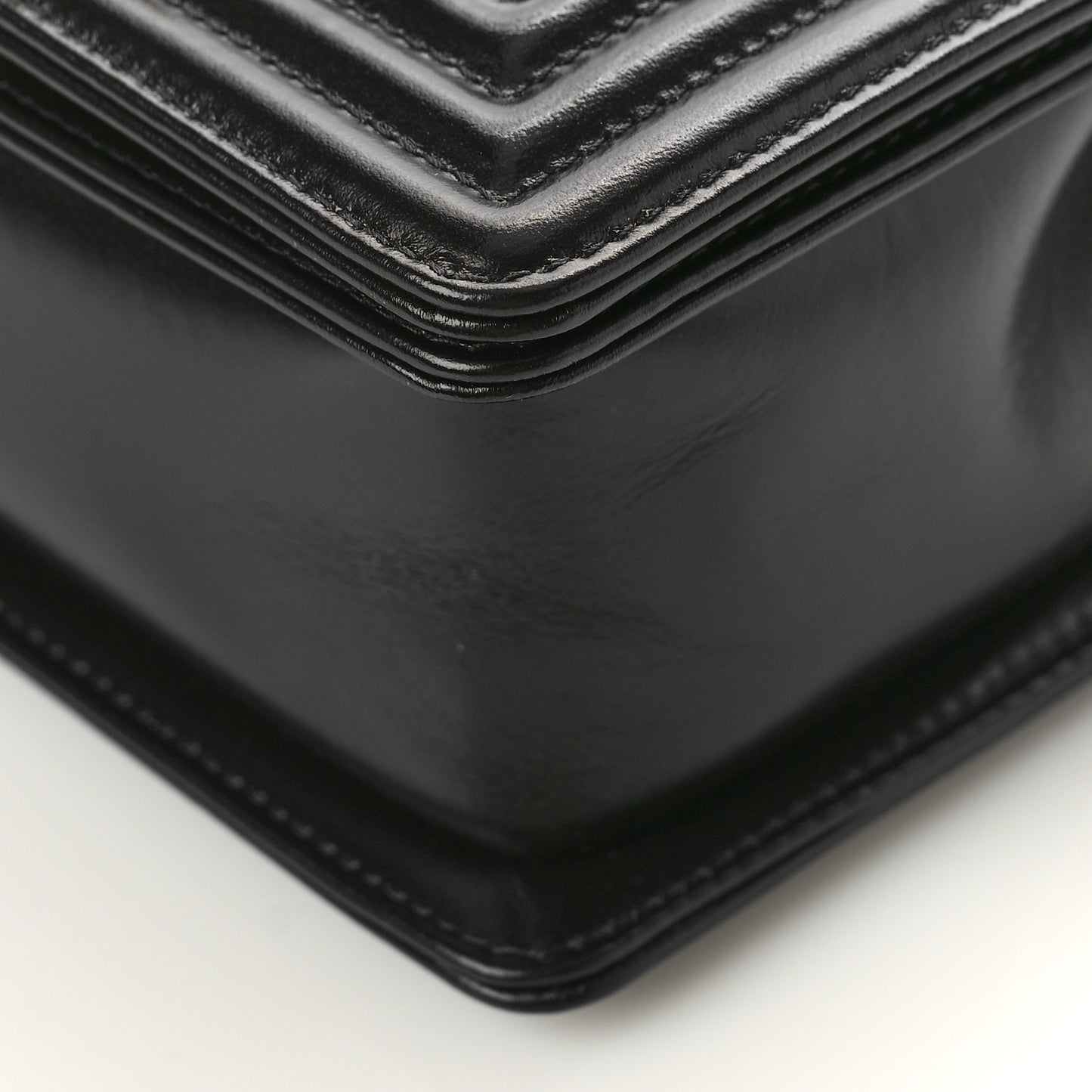 Calfskin Mini Boy Flap Black