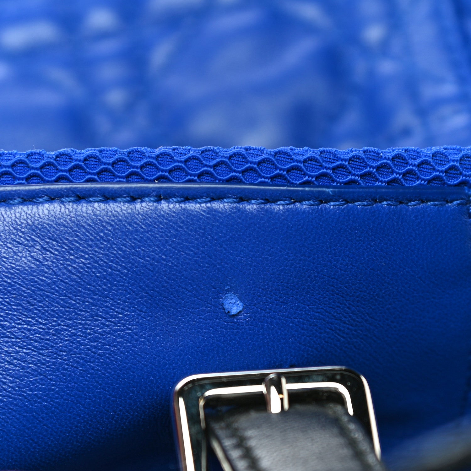 Christian Dior Lambskin Mesh Cannage Embroidered Large Stardust Backpack Blue 12 of 19