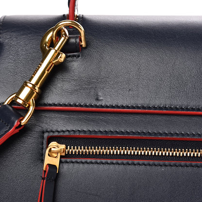 Celine Satin Calfskin Mini Belt Bag Navy Blue 8 of 11