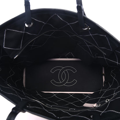 Chanel Grained Calfskin Shopping Fever Tote Light Pink 4 of 4