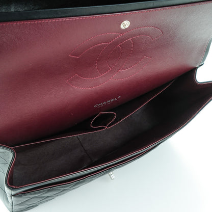 Chanel Lambskin Quilted Maxi Double Flap Black 4 of 10