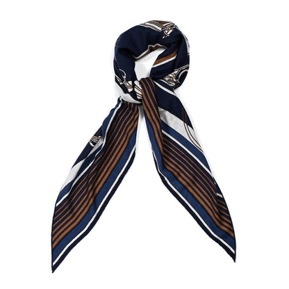 Hermes Cashmere Silk Ex-Libris Triangle Scarf 1 of 3