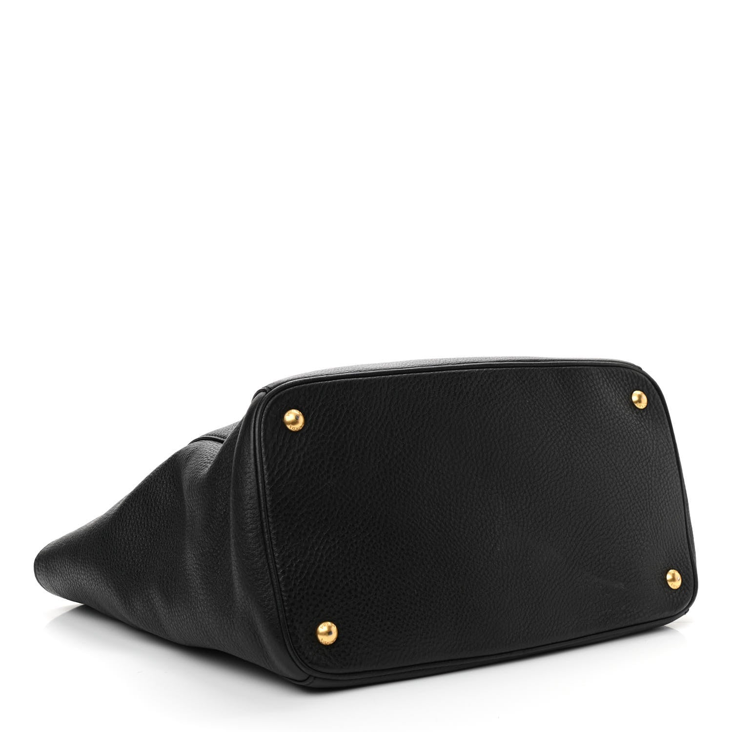 Prada Vitello Daino Tote Black 4 of 13