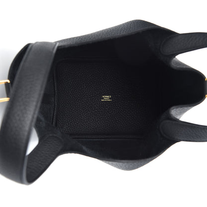 Hermes Taurillon Clemence Picotin Lock 18 PM Black 5 of 9