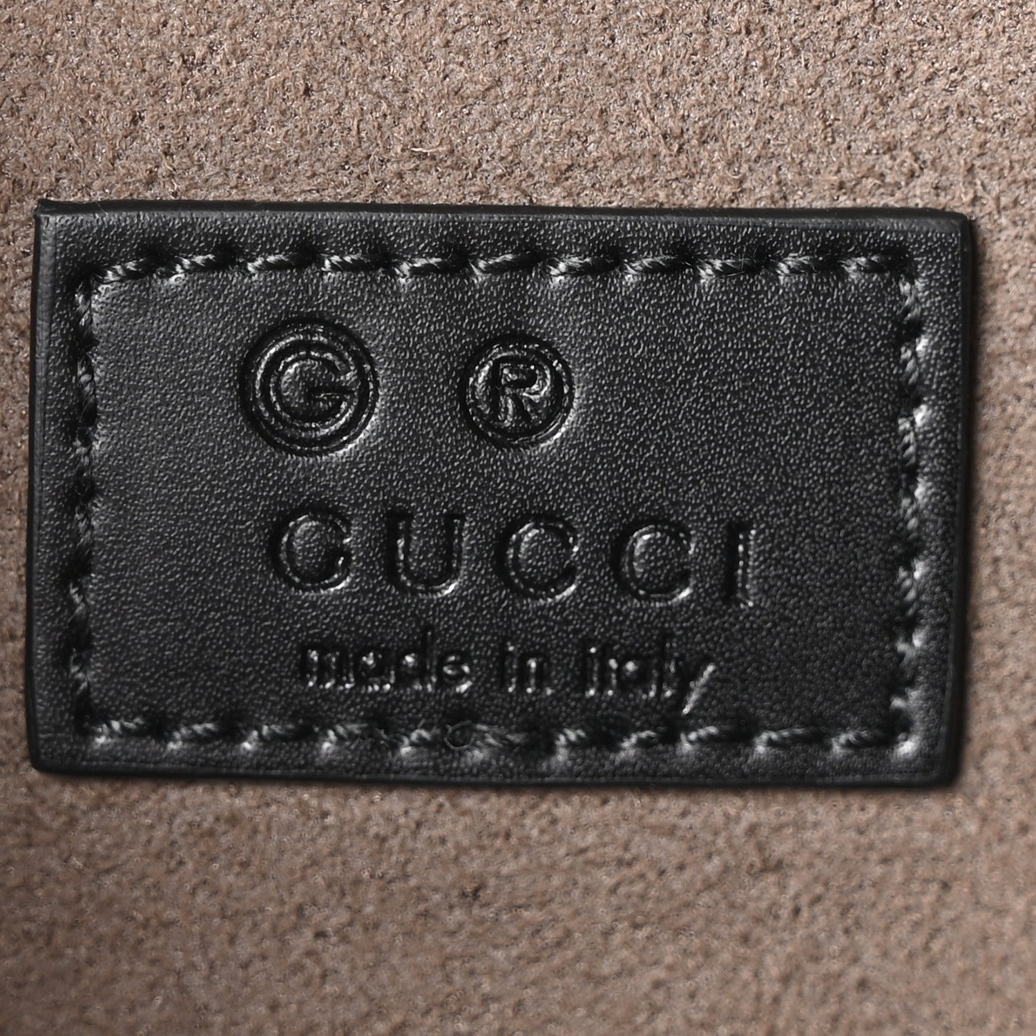 Gucci GG Supreme Monogram Belt Bag Black 6 of 9