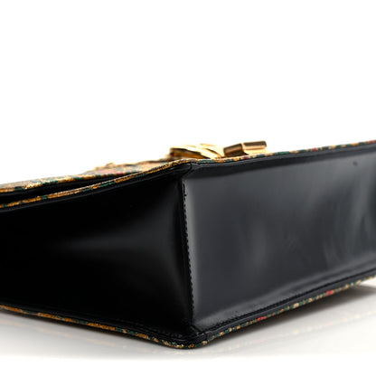 Gucci Iridescent Brocade Small Sylvie Shoulder Bag Gold 8 of 9