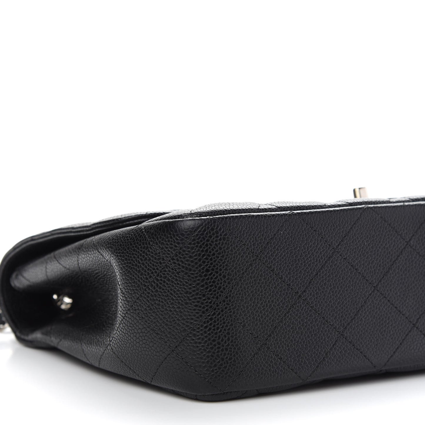 Caviar Quilted Jumbo Single Flap Black
