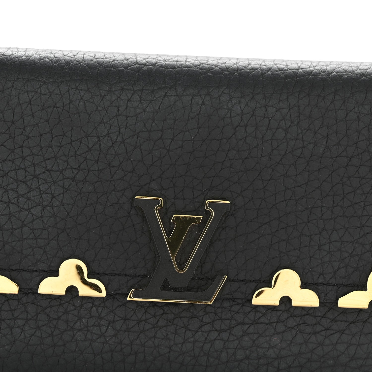 Louis Vuitton Taurillon Embellished Flower Crown Capucines Compact Wallet 7 of 9