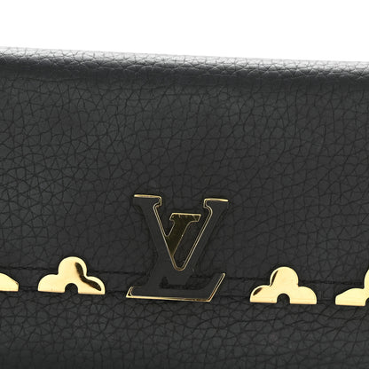 Louis Vuitton Taurillon Embellished Flower Crown Capucines Compact Wallet 7 of 9
