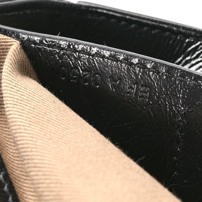 Givenchy Creased Patent Calfskin Small ID Flap Black 7 of 10