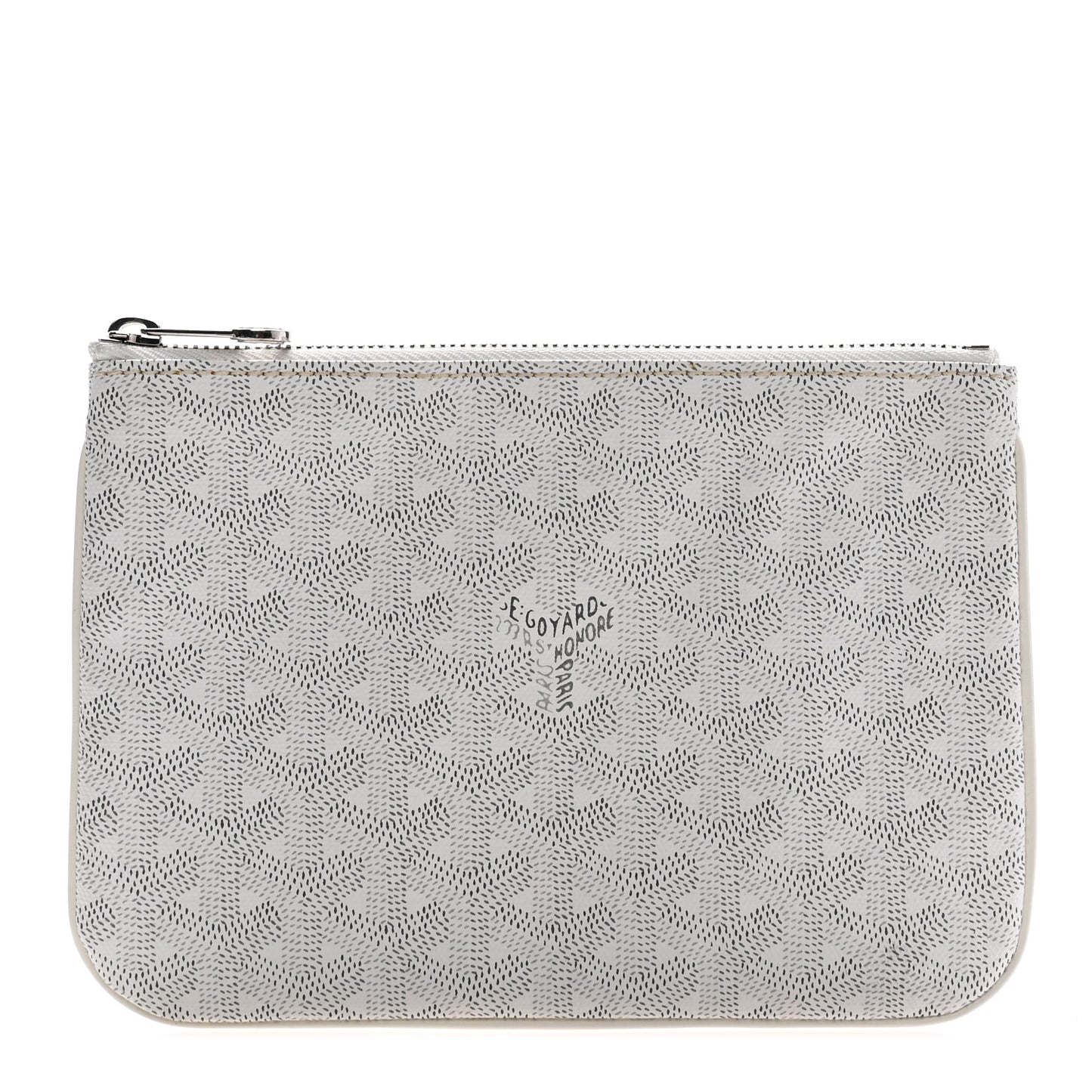Goyardine Senat Pochette PM White