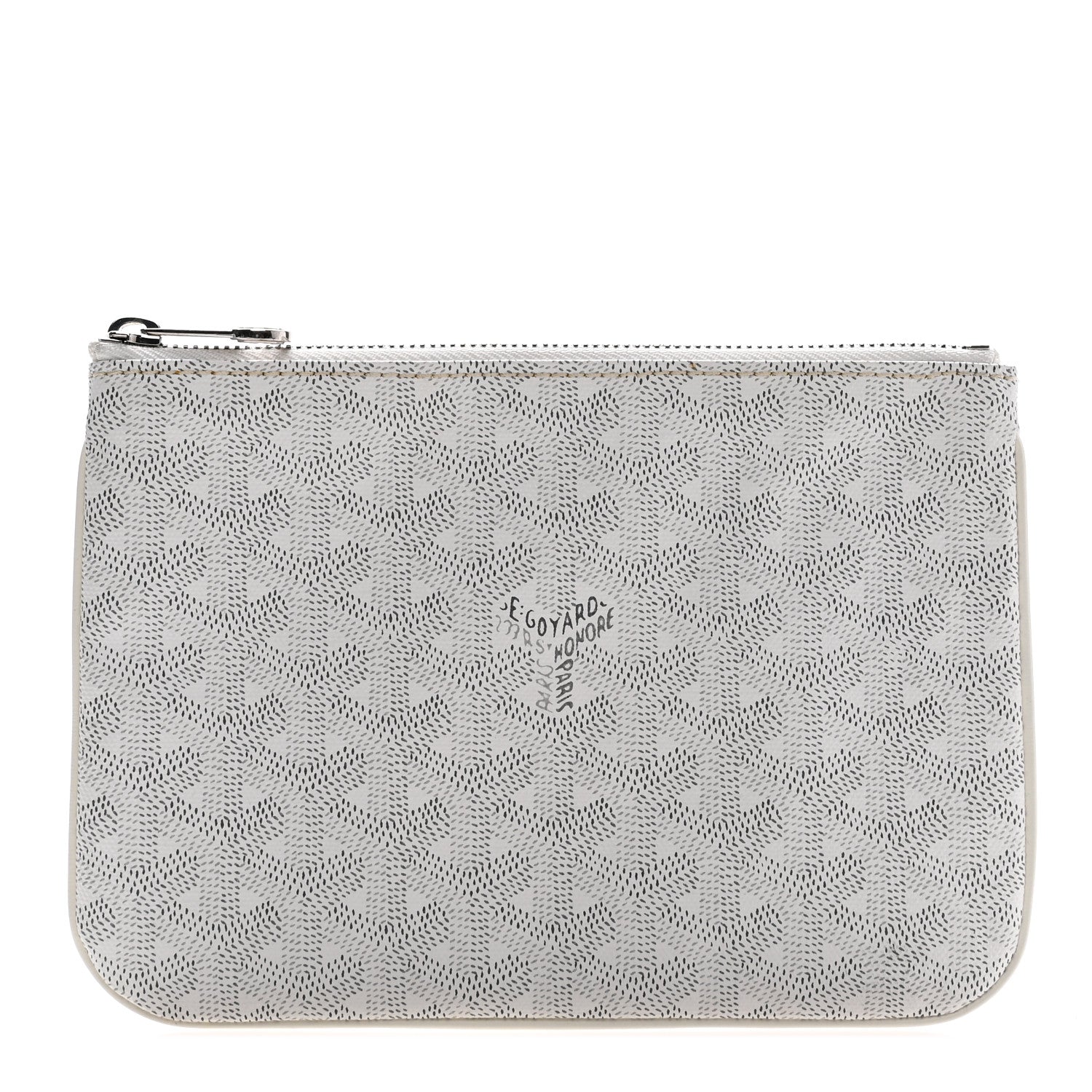Goyard Goyardine Senat Pochette PM White 1 of 8
