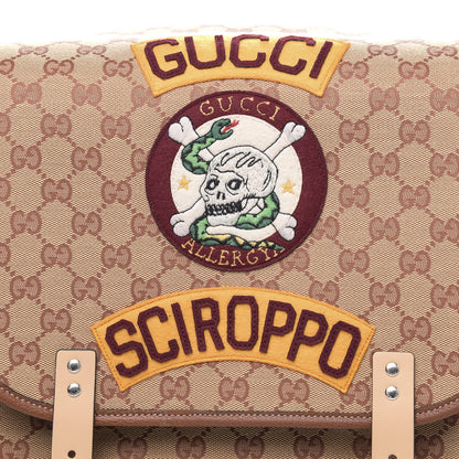 Gucci Monogram Childrens Sciroppo Patch Backpack Beige 9 of 9