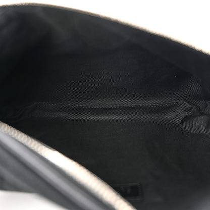 Gucci Monogram Jumbo GG Textured Dollar Calfskin Web Belt Bag Black 5 of 10