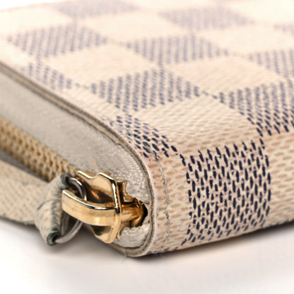 Louis Vuitton Damier Azur Clemence Wallet 10 of 15