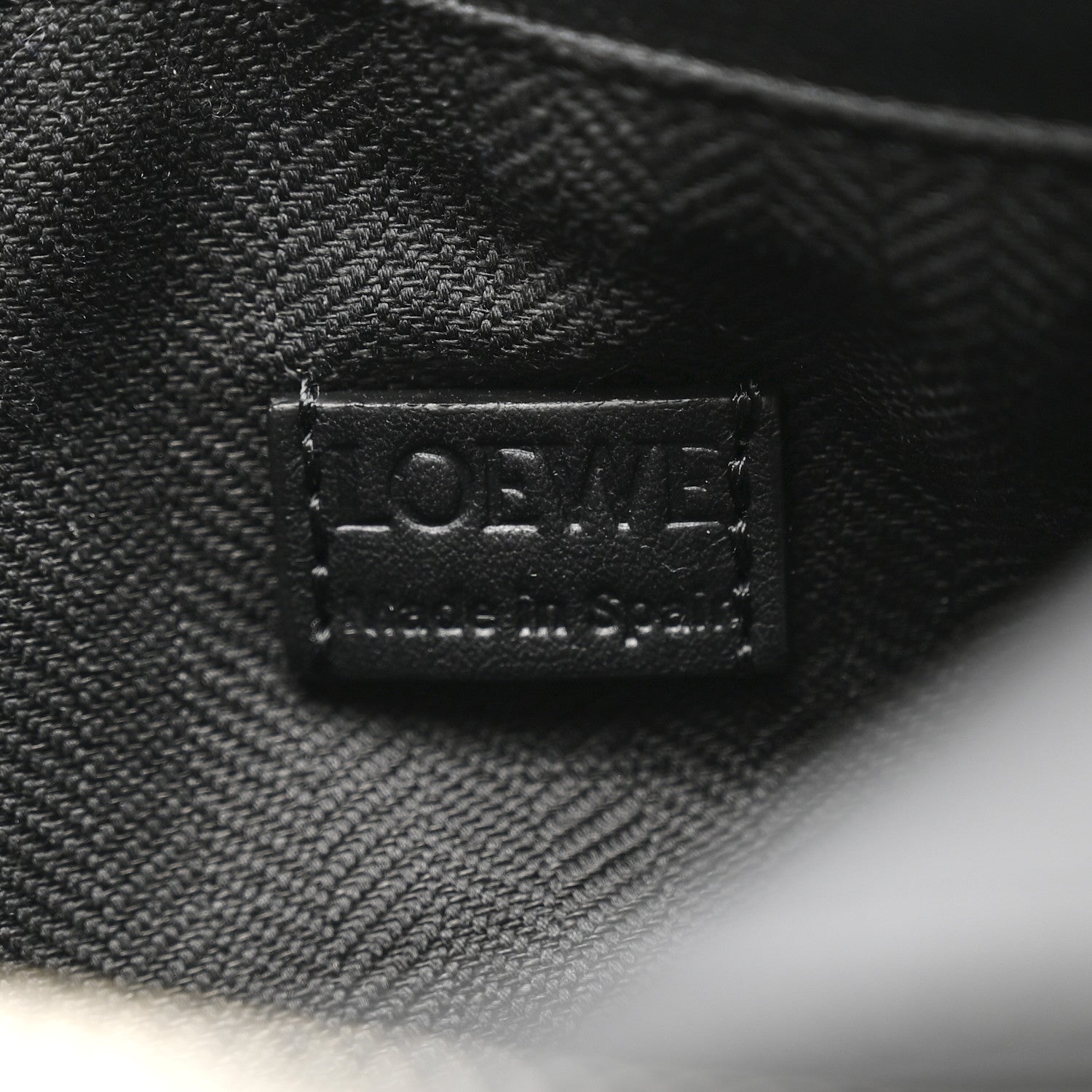 Loewe Calfskin Mini Puzzle Bumbag Black 6 of 10