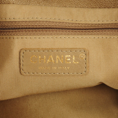 Chanel Calfskin Large Trianon Tote Gold 6 of 7