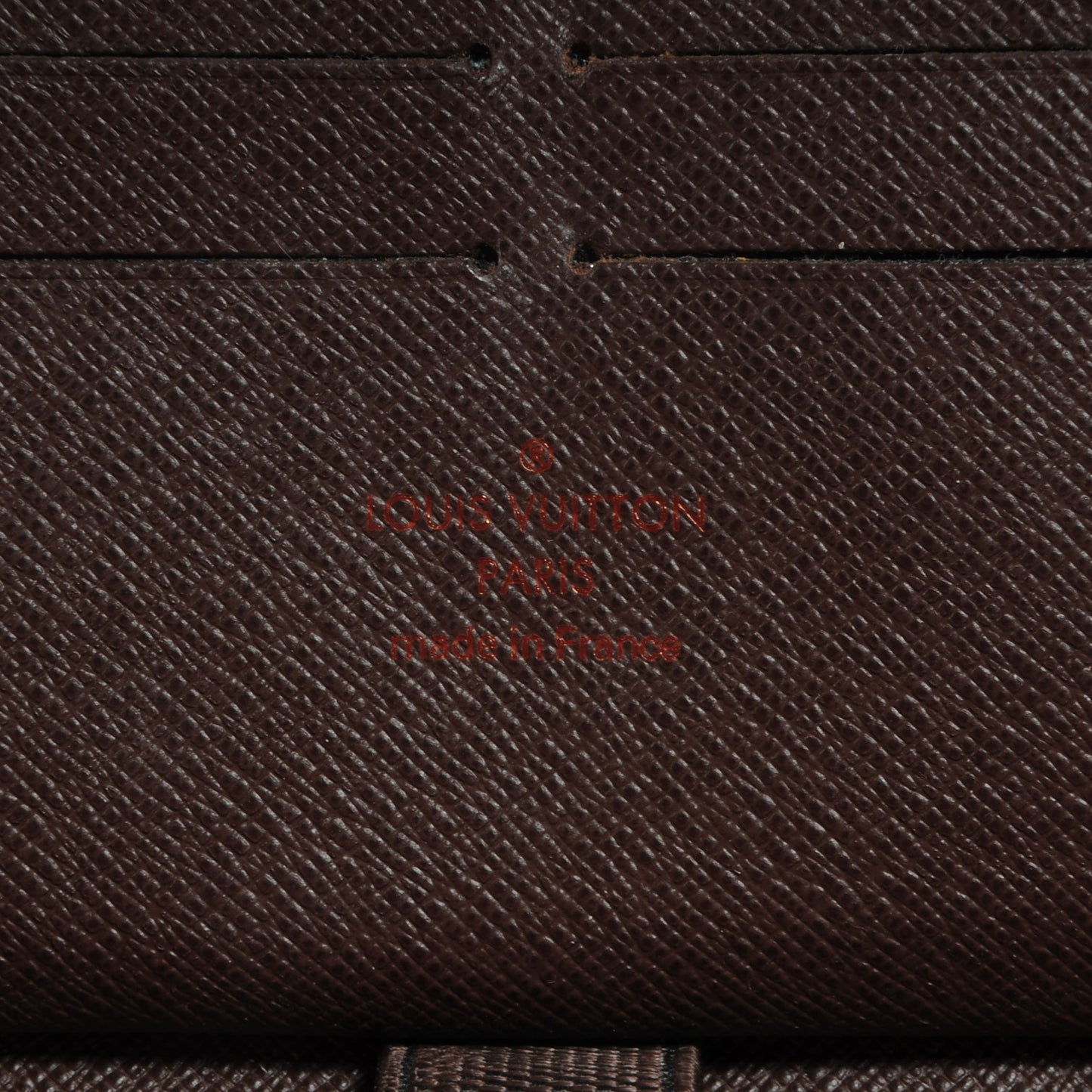 Damier Ebene Zippy Organizer Wallet
