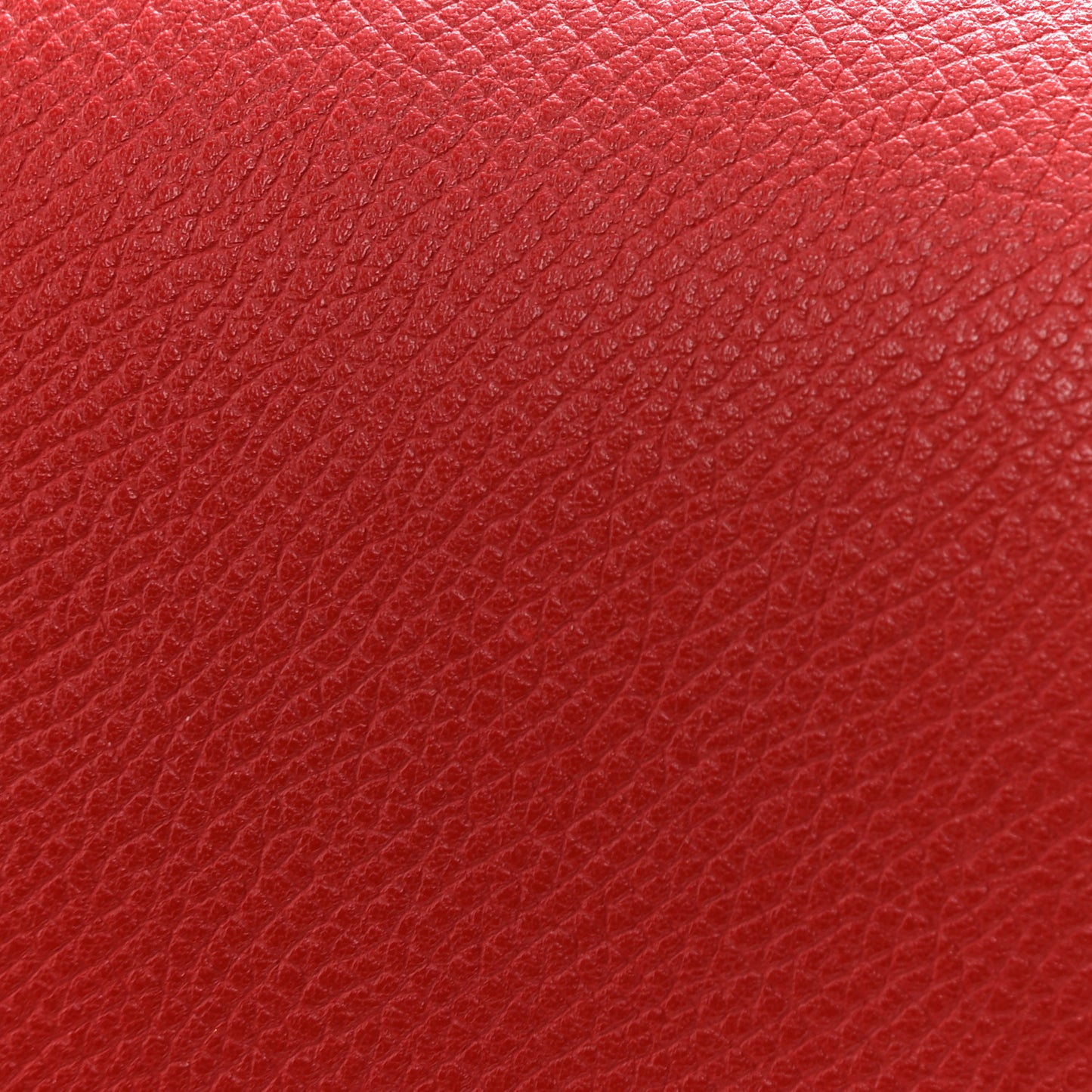 Grained Calfskin Small Trotteur Coquelicot