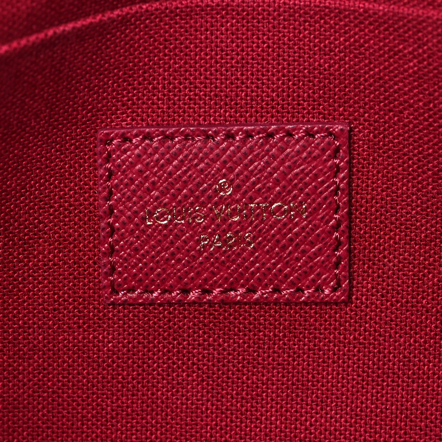 Monogram Pochette Felicie Chain Wallet Fuchsia