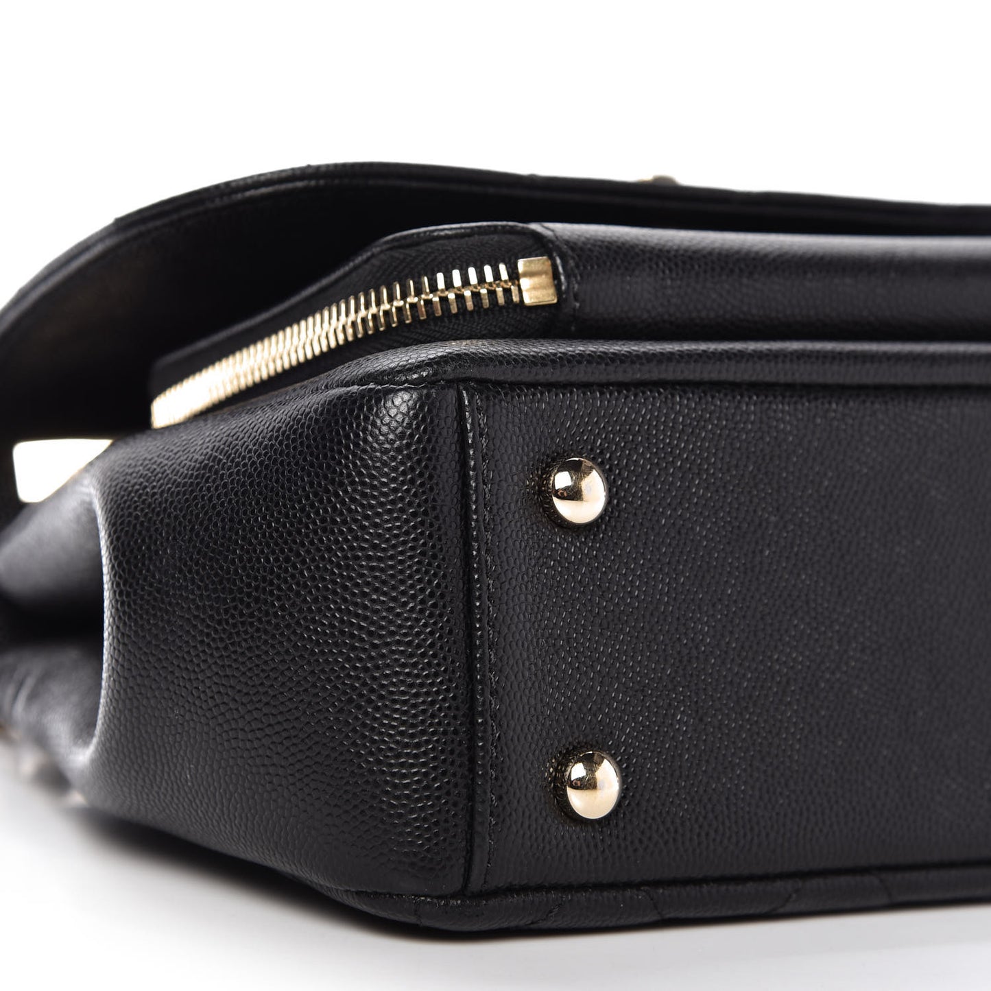 Caviar Quilted Small Business Affinity Flap Black