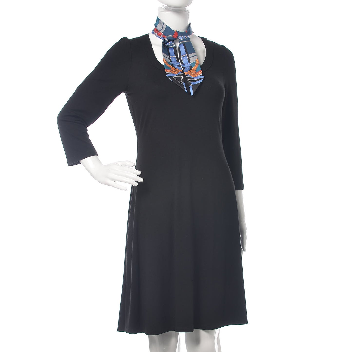 Silk Grand Manege Twilly Bleu Rouge Black