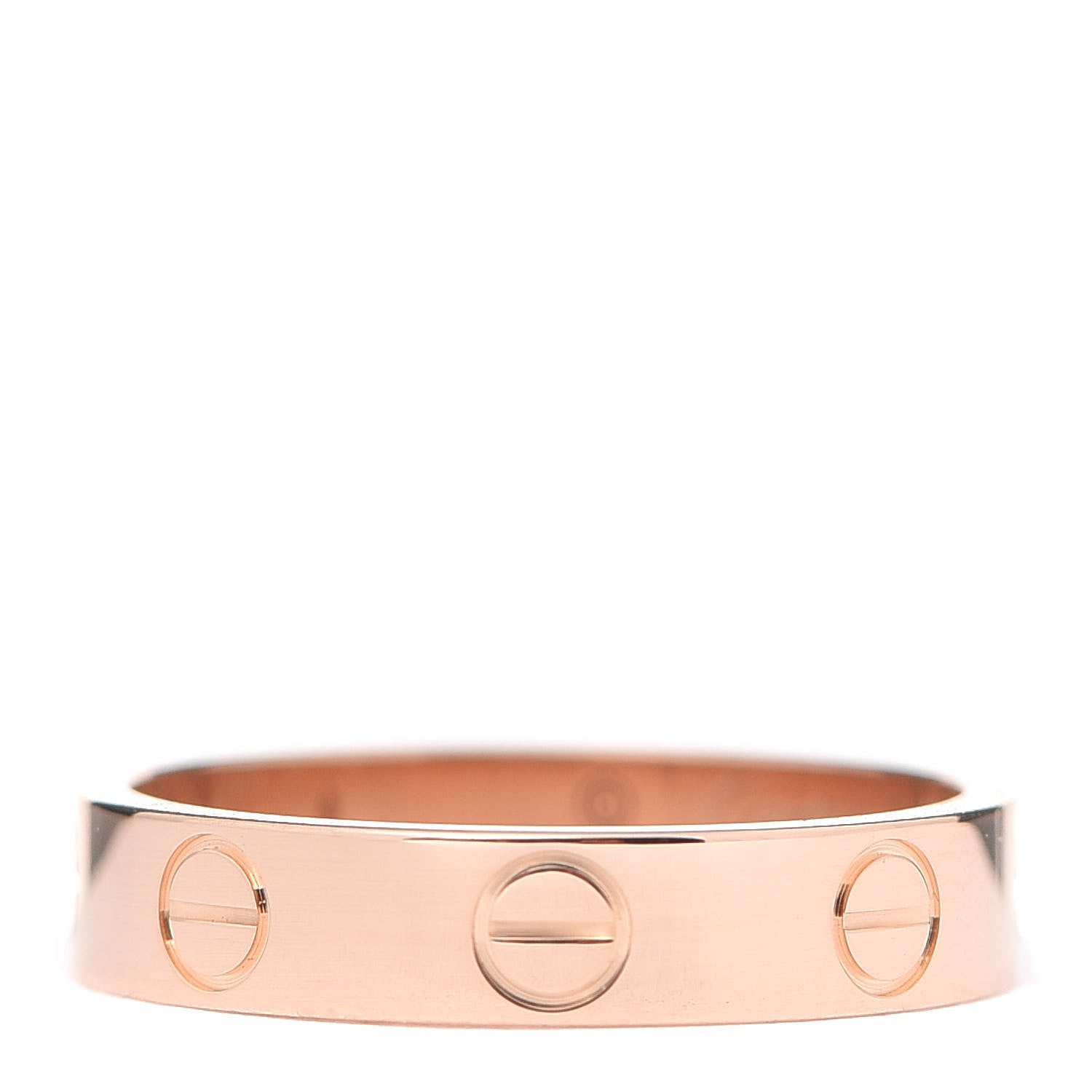 Cartier 18K Pink Gold 3.5mm LOVE Wedding Band Ring 48 4.5 1 of 5