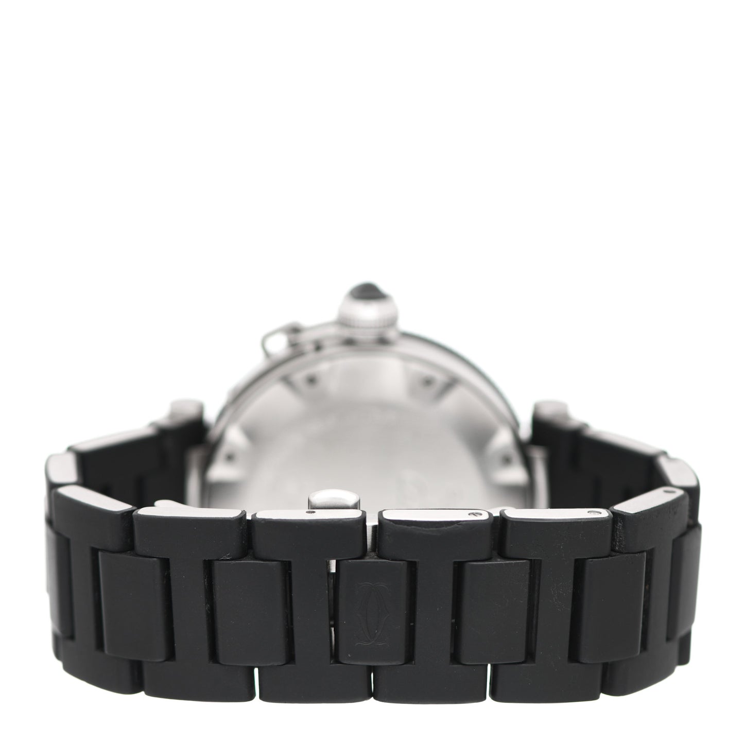 Stainless Steel Rubber 40mm Pasha C Seatimer Automatic Watch Black