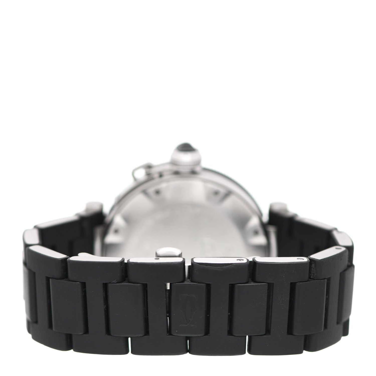 Cartier Stainless Steel Rubber 40mm Pasha C Seatimer Automatic Watch Black 3 of 4