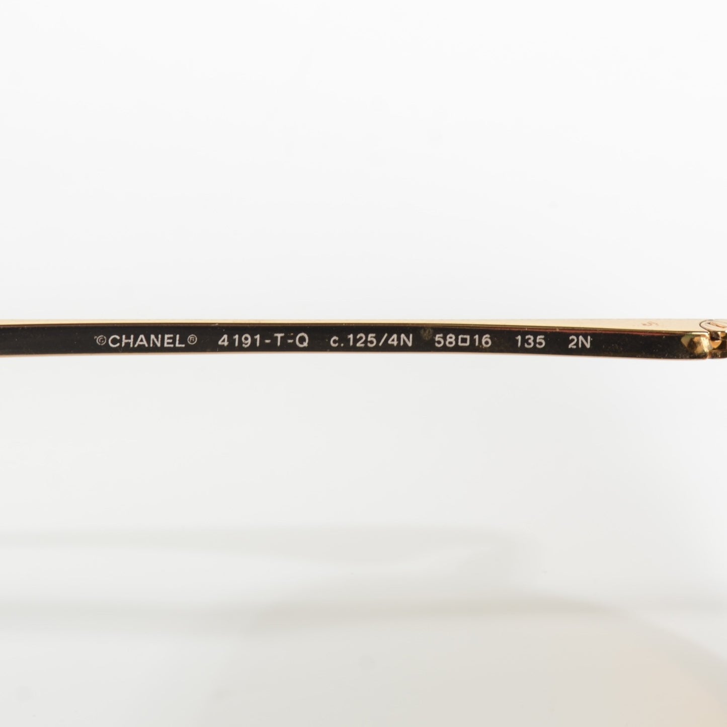 Lambskin CC Sunglasses 4190-T-Q Gold