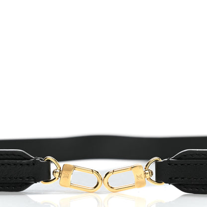 Louis Vuitton Calfskin Odeon Adjustable Shoulder Strap Black 4 of 4