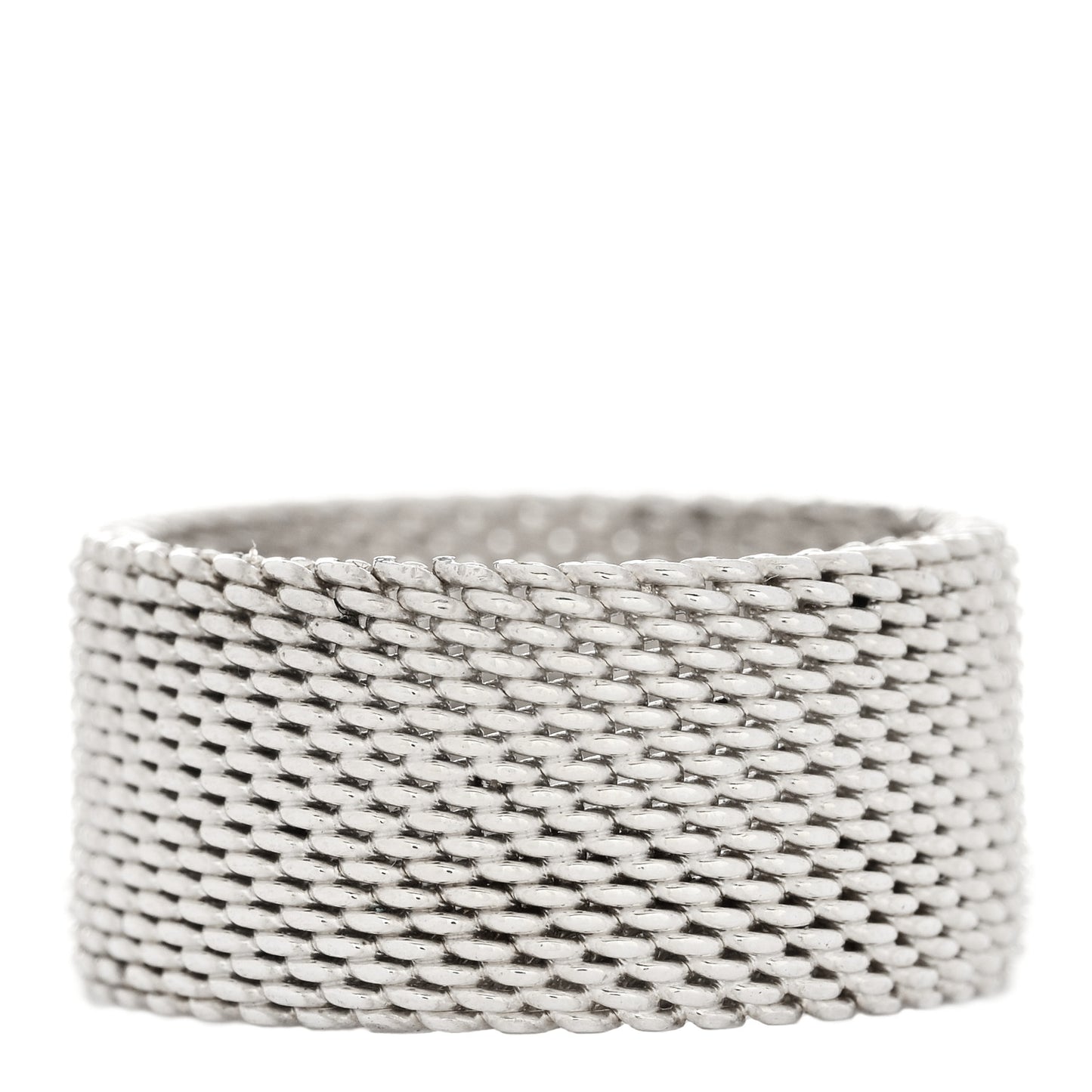 Sterling Silver Somerset Mesh Ring 50 5.25
