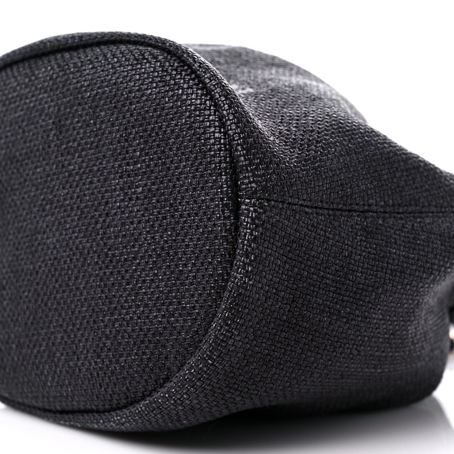 Mixed Fibers Deauville Drawstring Bag Black