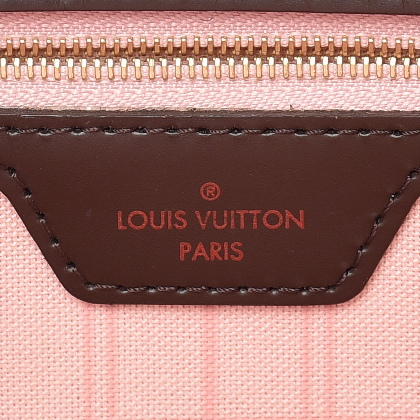 Damier Ebene Neo Neverfull MM Rose Ballerine