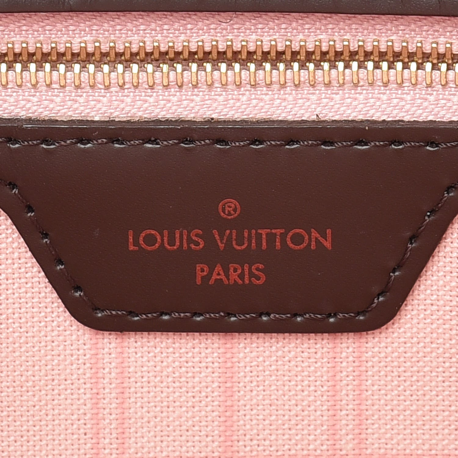 Louis Vuitton Damier Ebene Neo Neverfull MM Rose Ballerine 7 of 16