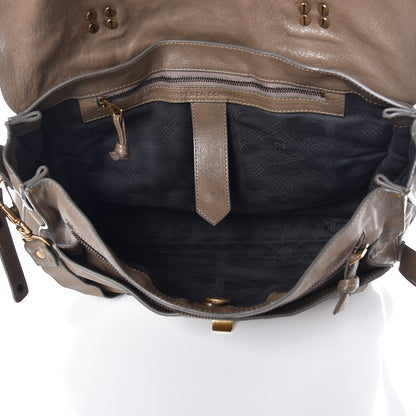 Proenza Schouler Lambskin Large PS1 Satchel Smoke 5 of 8