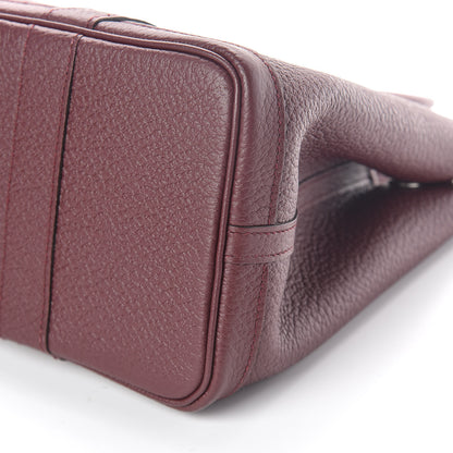 Hermes Vache Country Garden Party 30 TPM Bordeaux 10 of 10